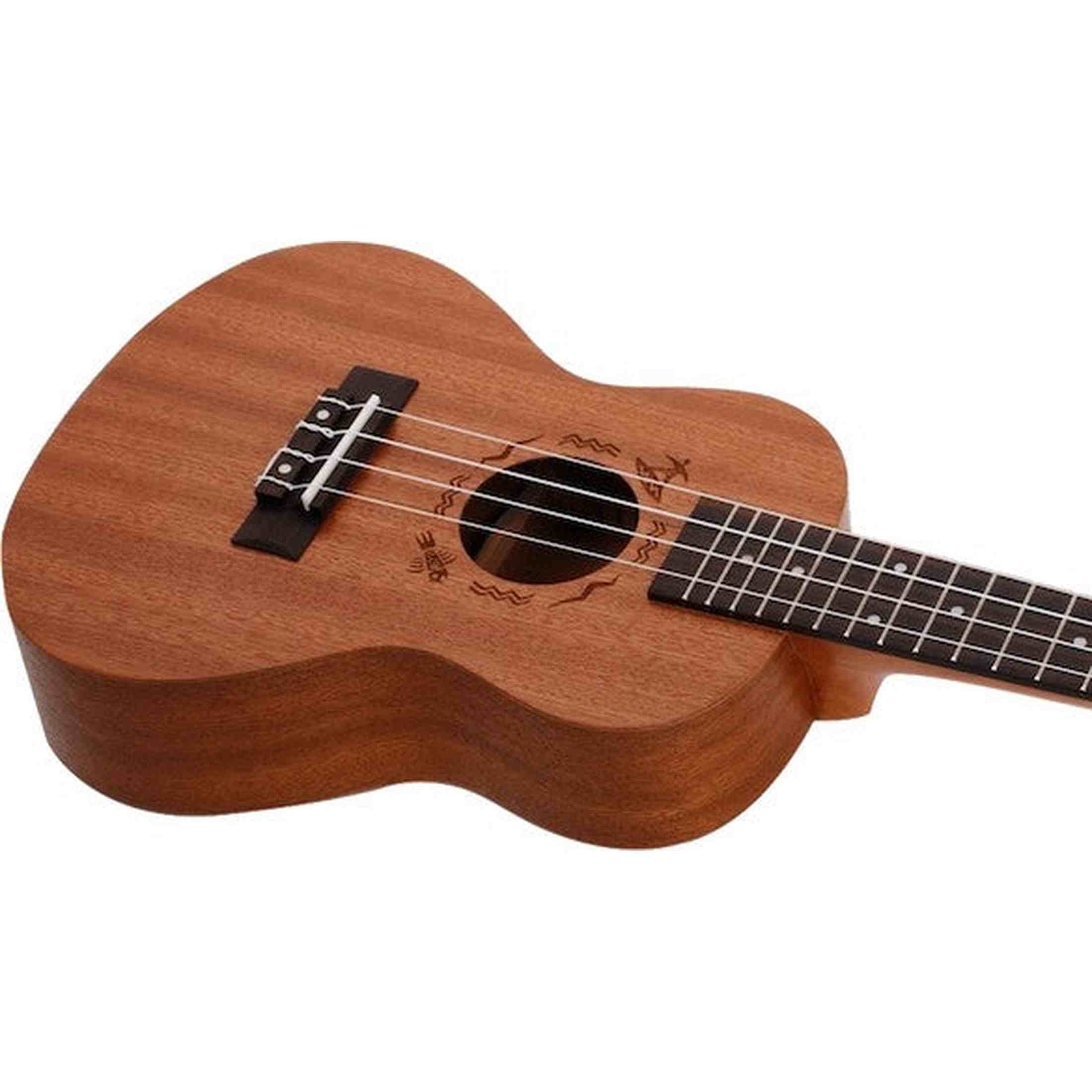 Flight NUC310 Concert Ukulele met African Sapele Body, Bone Topkam en 18 Frets