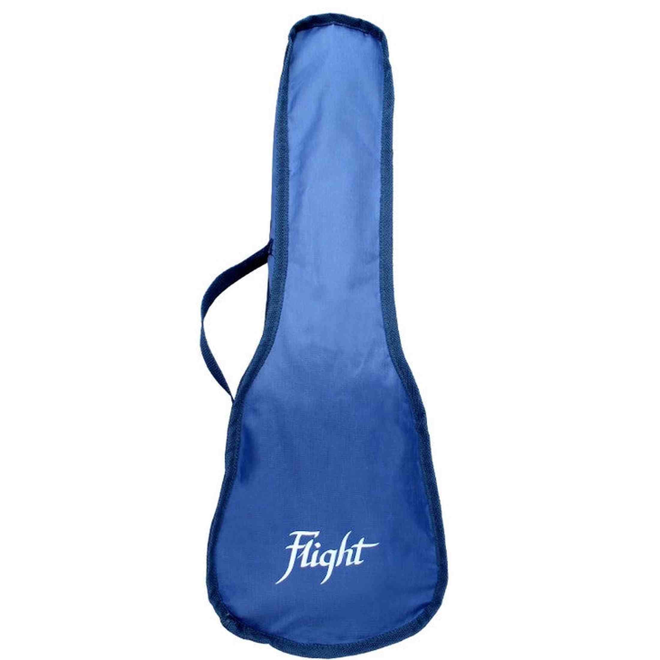 Flight TUS-35 WH Soprano Ukulele Wit met Linden Top, ABS Body en Aquila Snaren