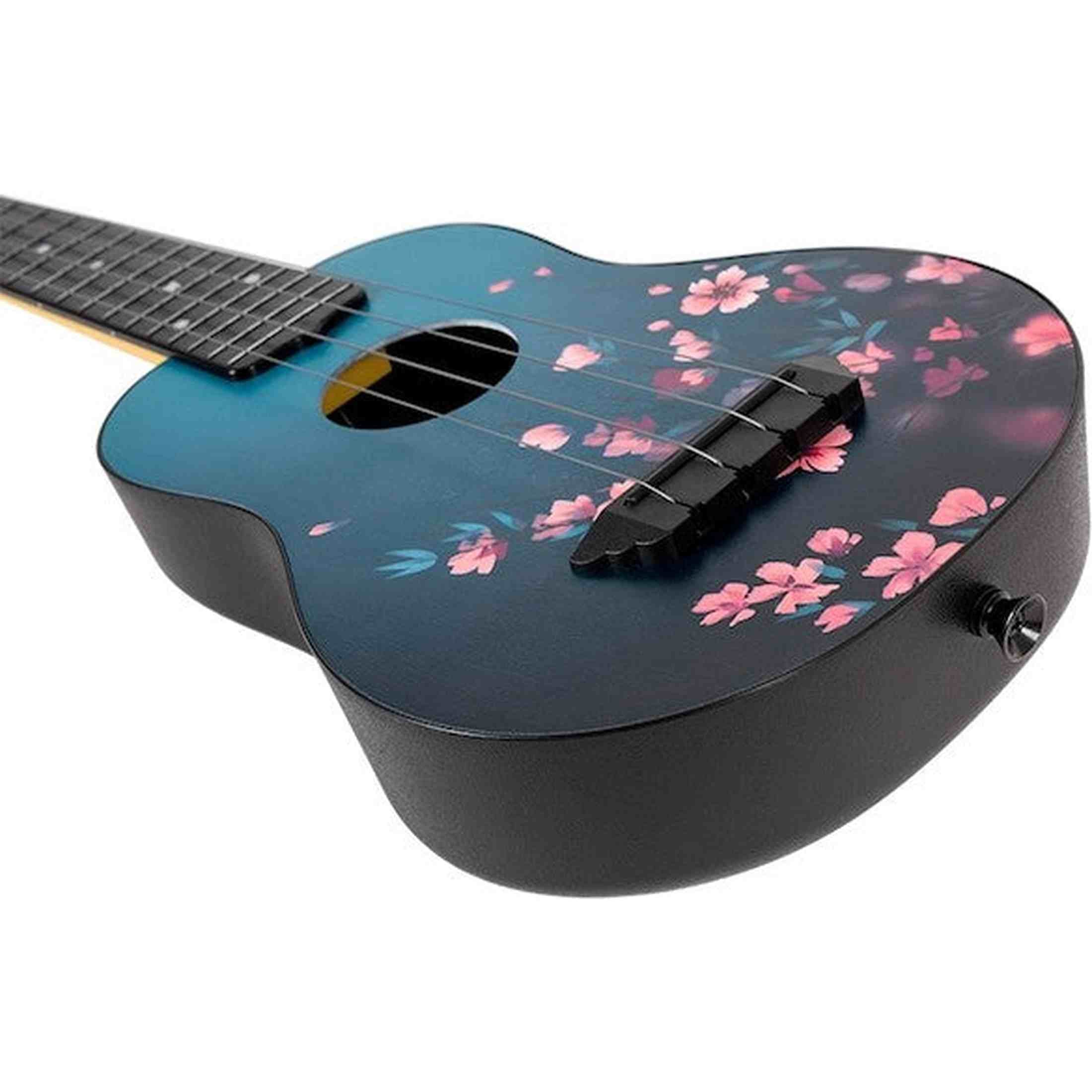 Flight TUS-32 SAKURA Soprano Ukulele met Linden Top, ABS Body, Aquila Sugar Snaren en Gigbag