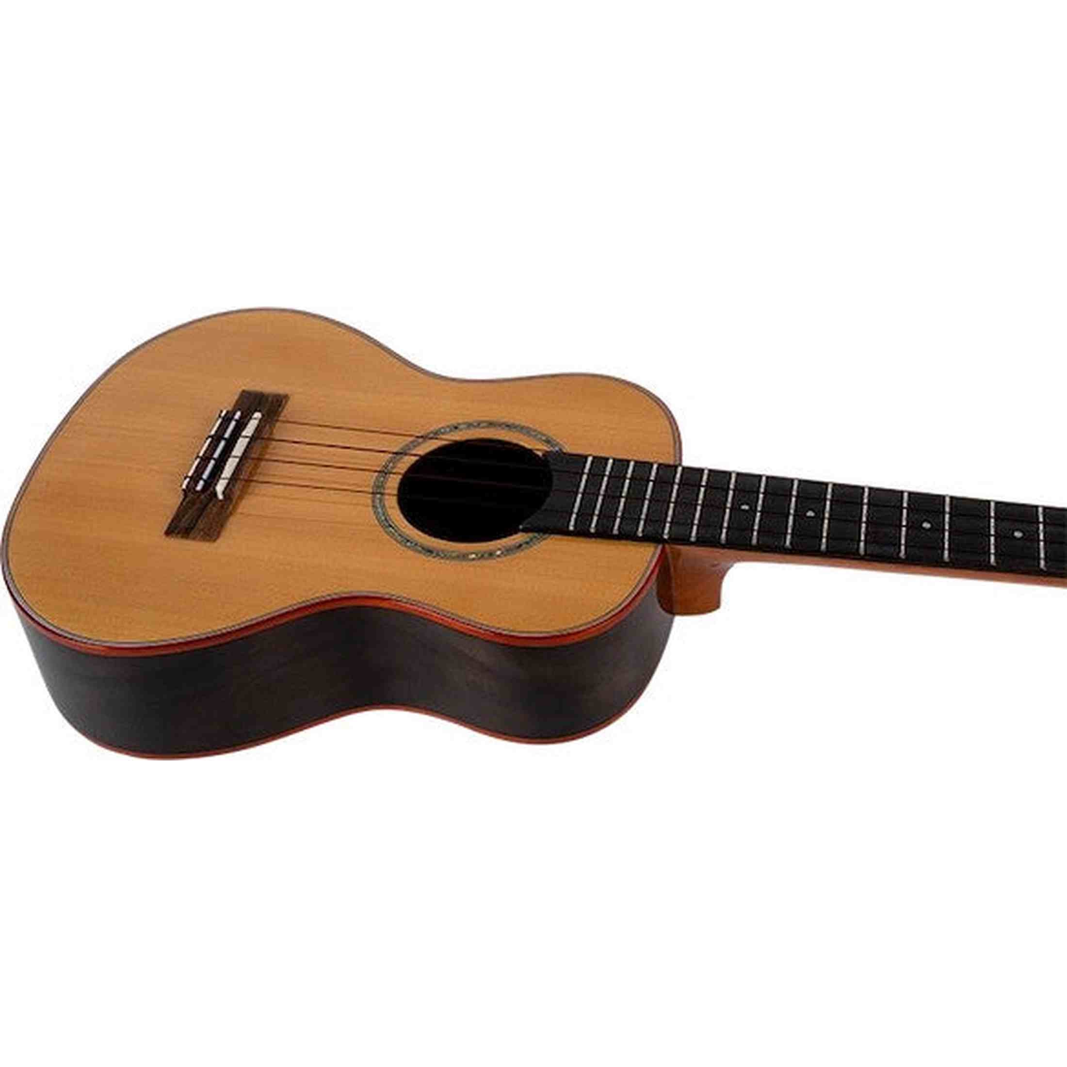 Flight Diana TE Soundwave Elektrisch-Akoestische Tenor Ukulele met Solid Cedar Top, Walnut Body en Soundwave Effects Systeem