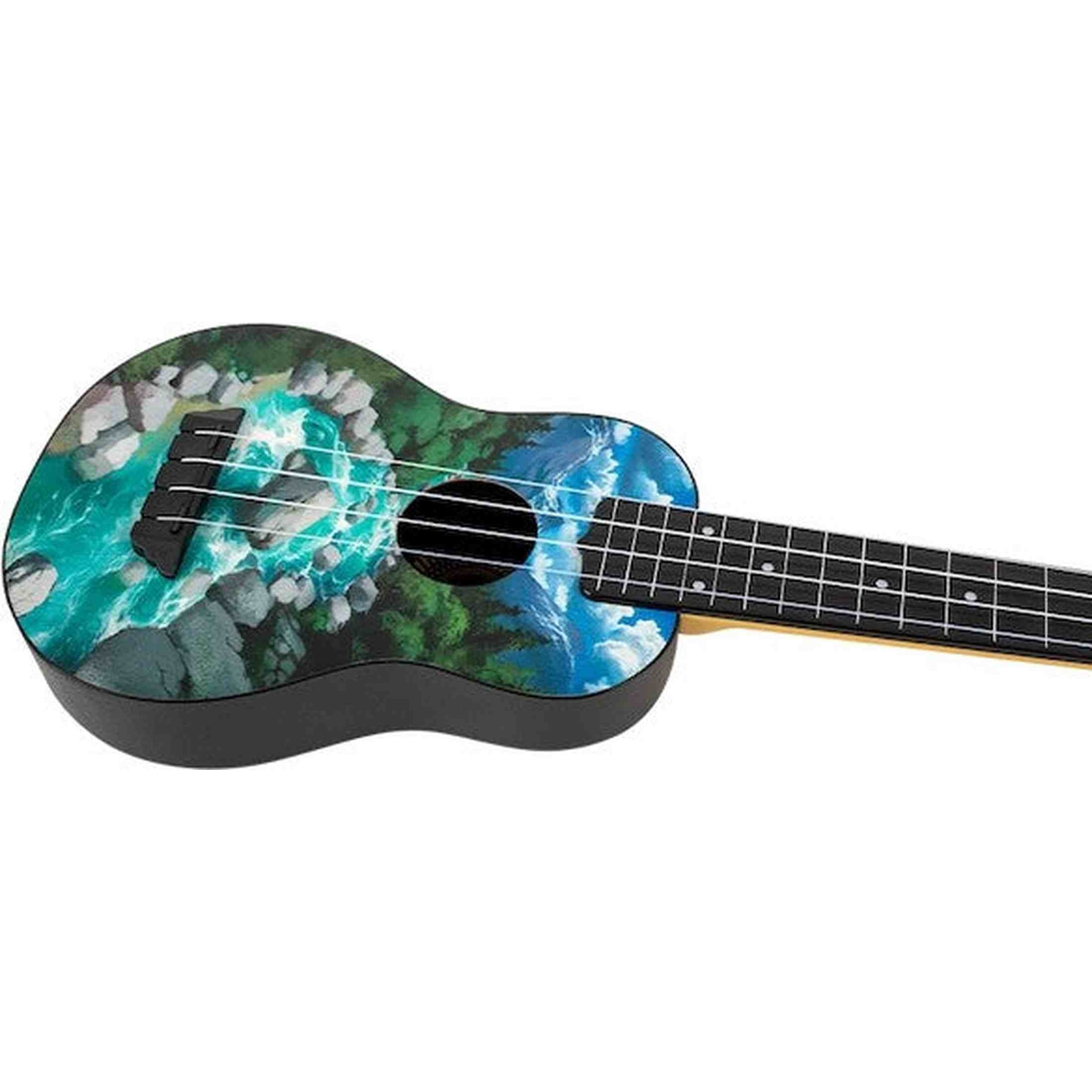 Flight TUS-30 SLO Soprano Ukulele met Linden Top, ABS Body en Aquila Super Nylgut Snaren