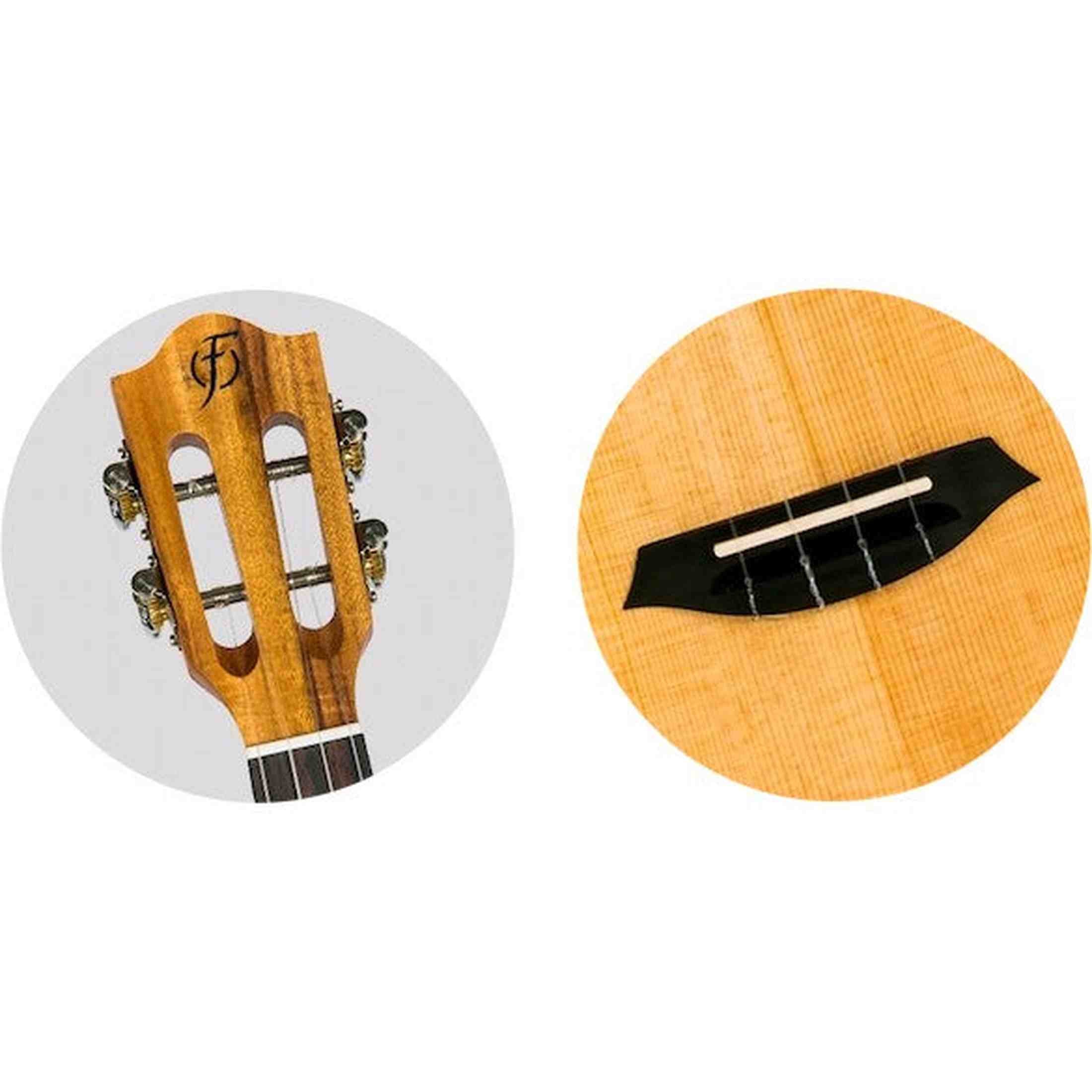 Flight Victoria Tenor Soundwave Ukulele met Solid Sitka Spruce Top, Acacia Body en Soundwave Pickup Systeem
