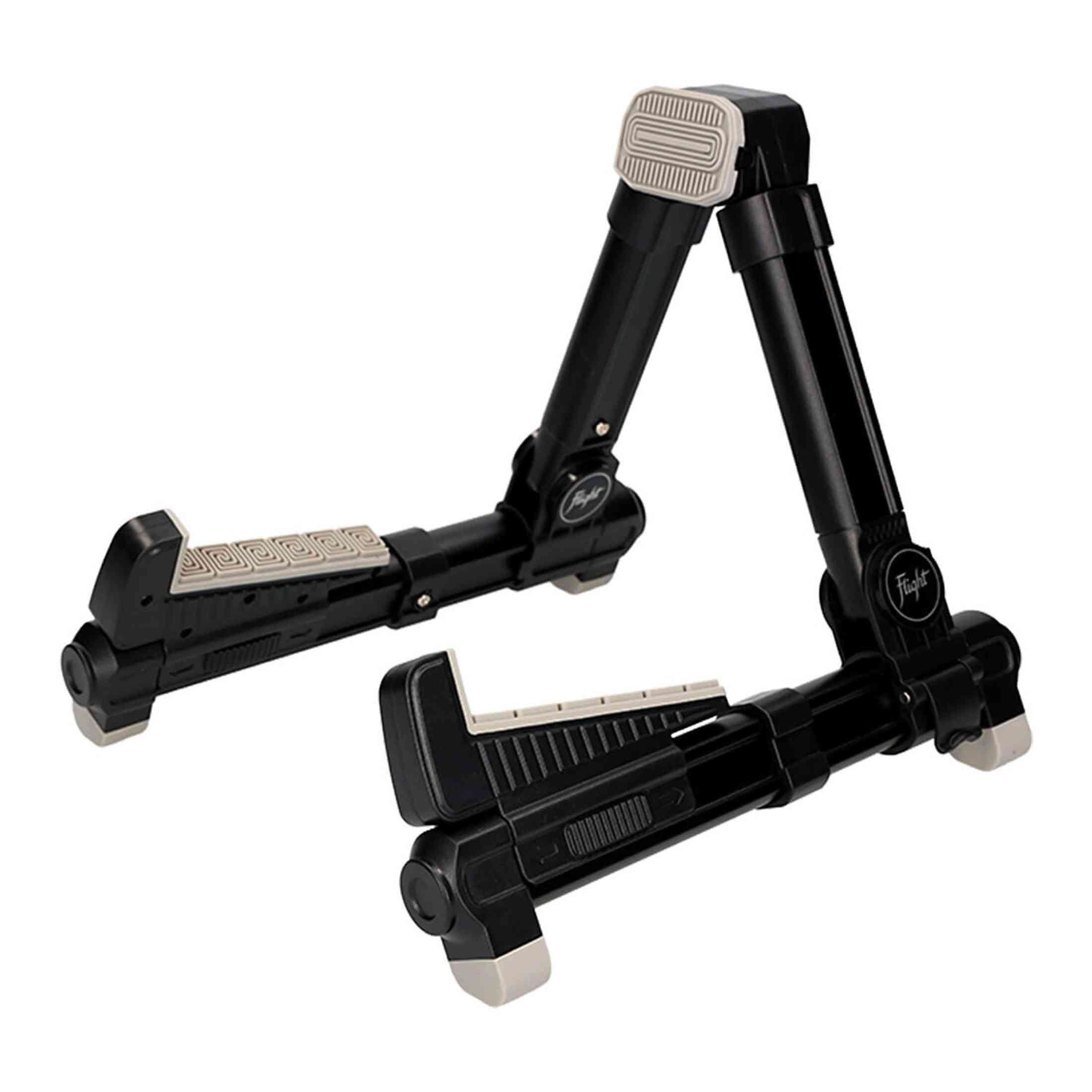 Flight FLUST01-BK Aluminium Ukulele Standaard Opvouwbaar met Rubber Bescherming