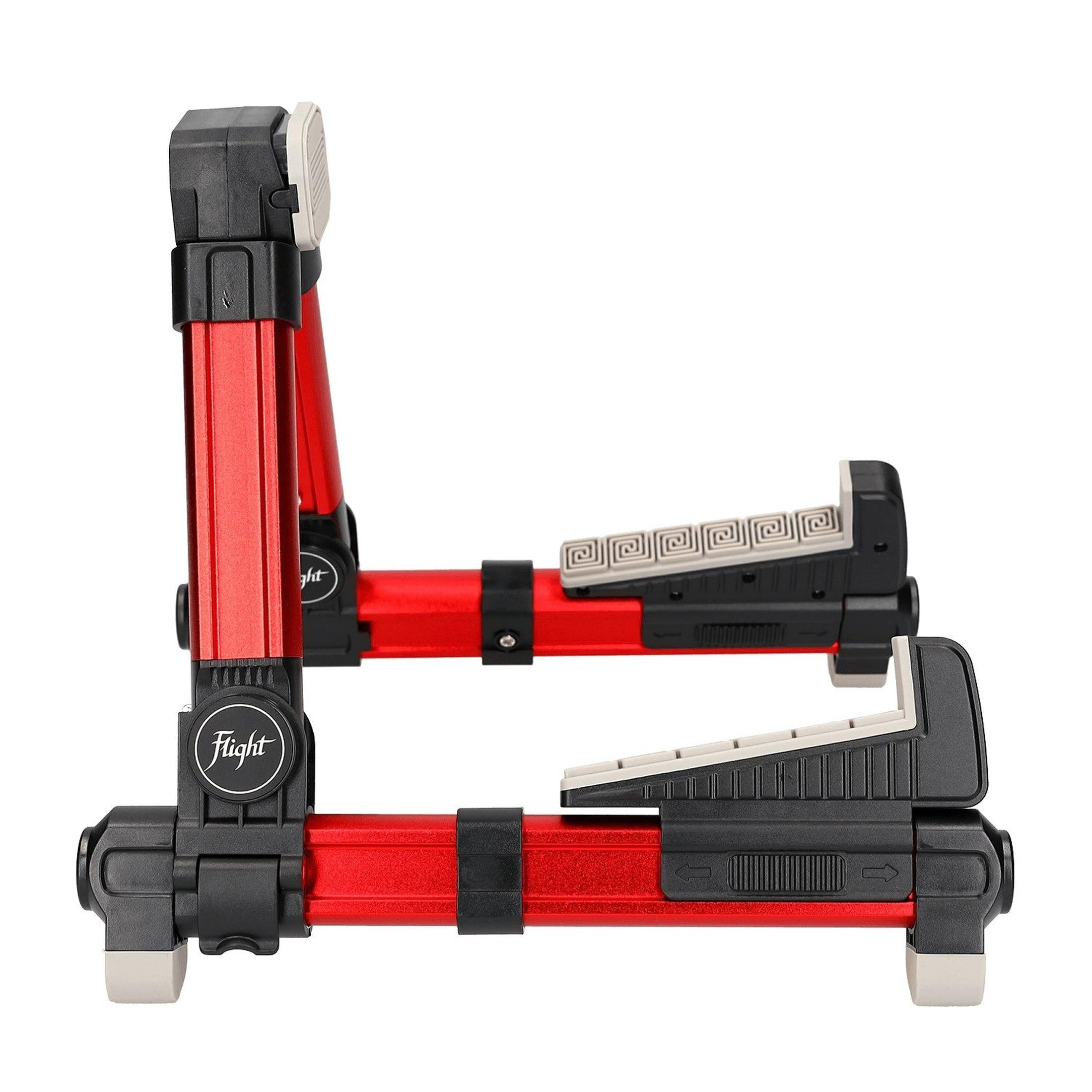 Flight FLUST01-RD Aluminium Ukulele Standaard Opvouwbaar met Rubber Bescherming