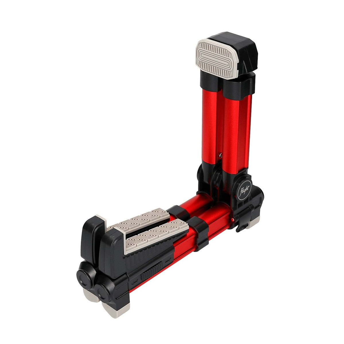 Flight FLUST01-RD Aluminium Ukulele Standaard Opvouwbaar met Rubber Bescherming