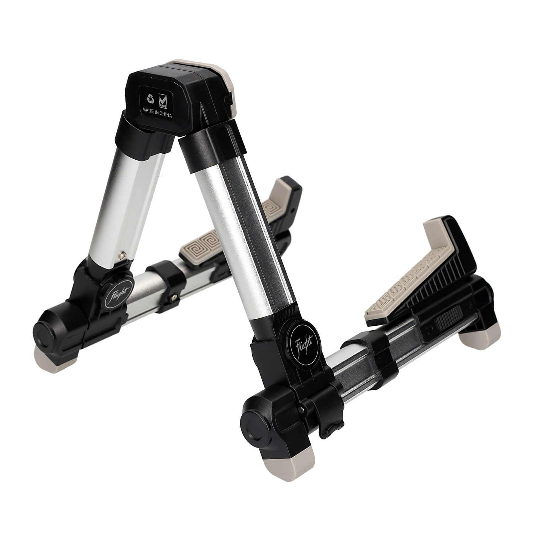 Flight FLUST01-SL Aluminium Ukulele Standaard Opvouwbaar met Rubber Bescherming