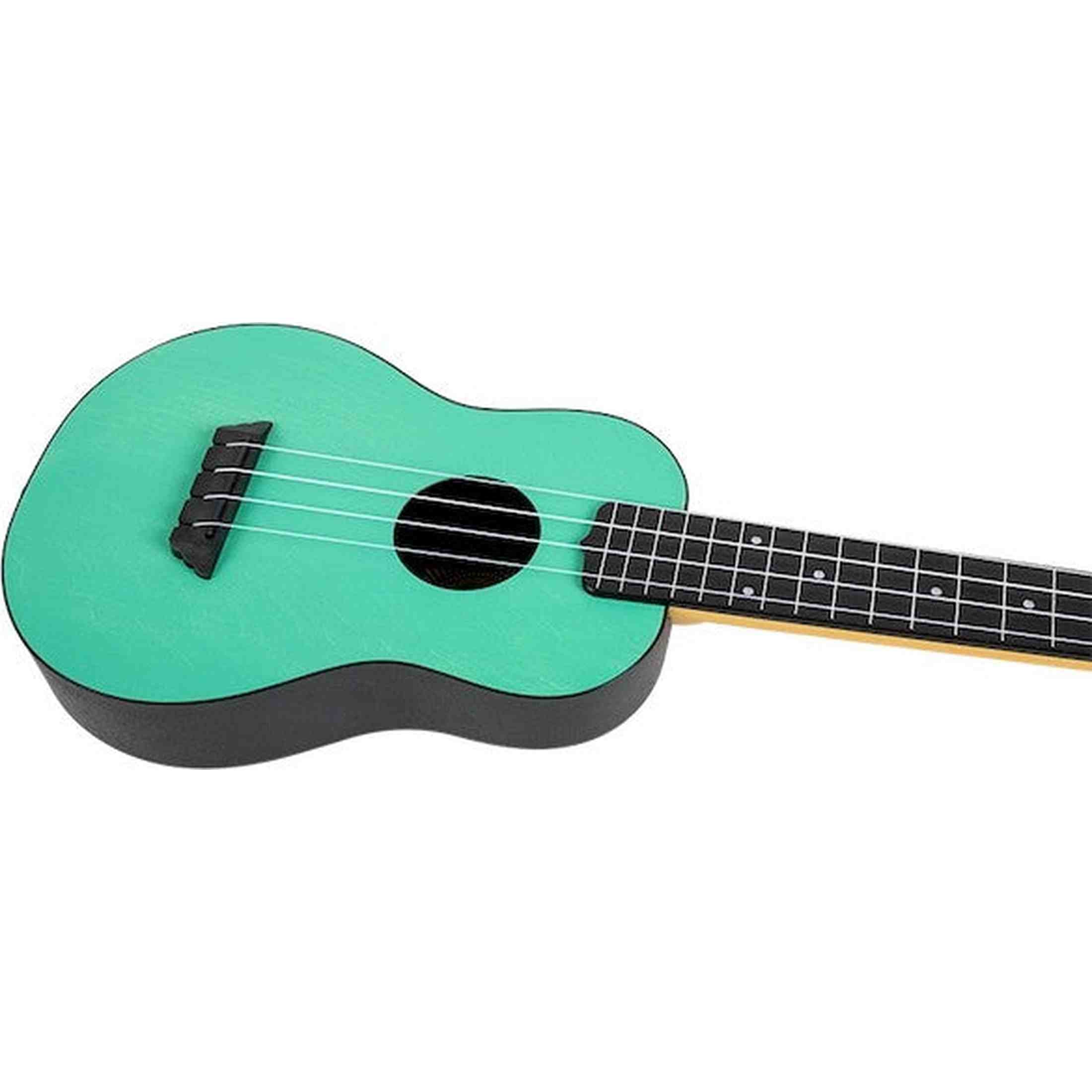 Flight TUC-35 LB Concert Ukulele Lichtblauw met Linden Top, ABS Body en Aquila Nylgut Snaren