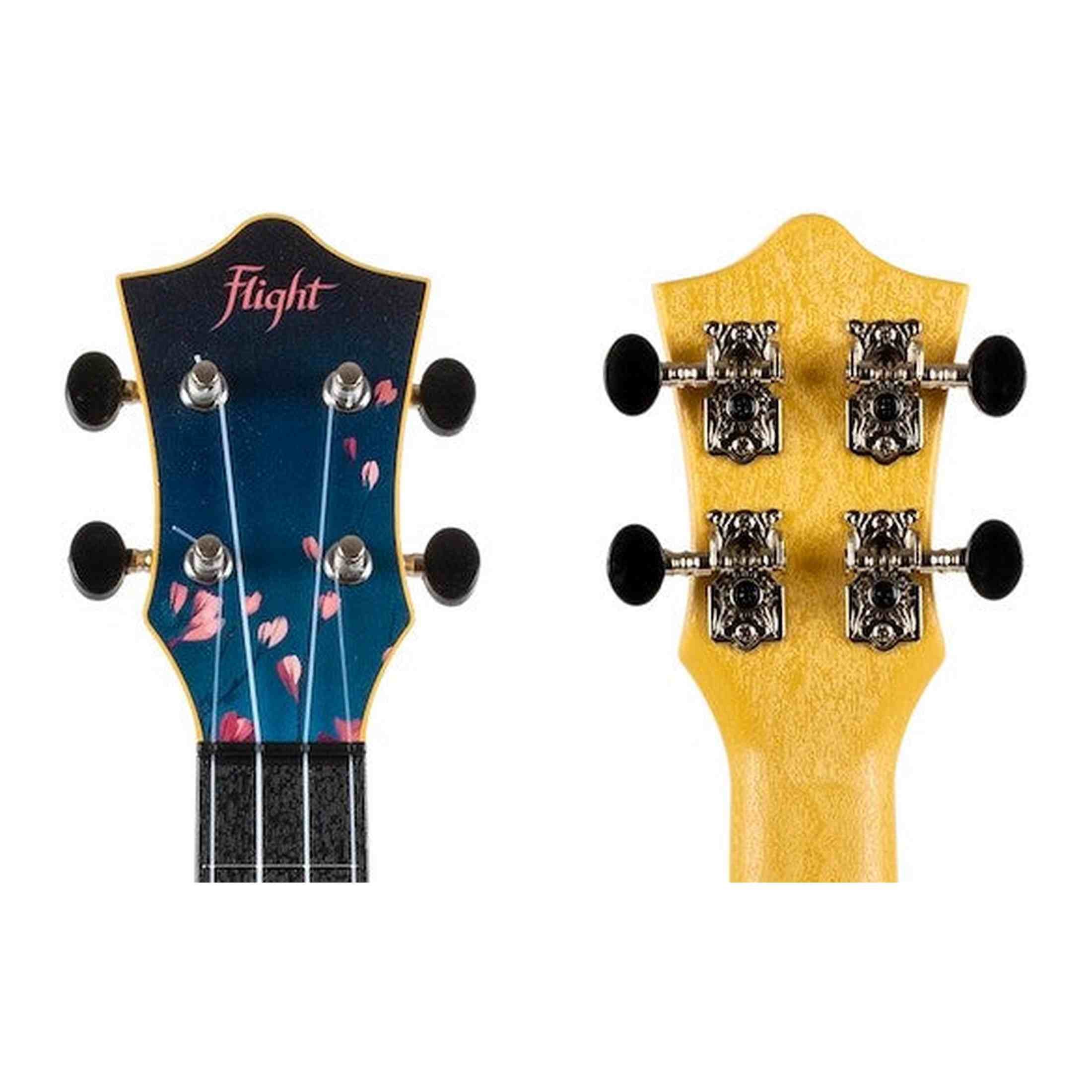 Flight TUC-32 SAKURA Concert Ukulele met Linden Top, ABS Body en Sakura Print