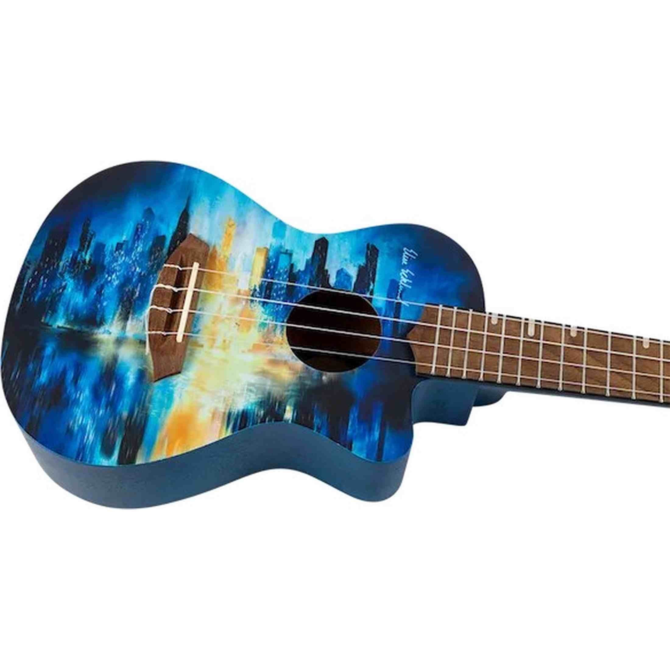Flight AUC City Elise Ecklund Signature Concert Ukulele met Spruce Top, Okoume Body en Aquila Nylgut Snaren