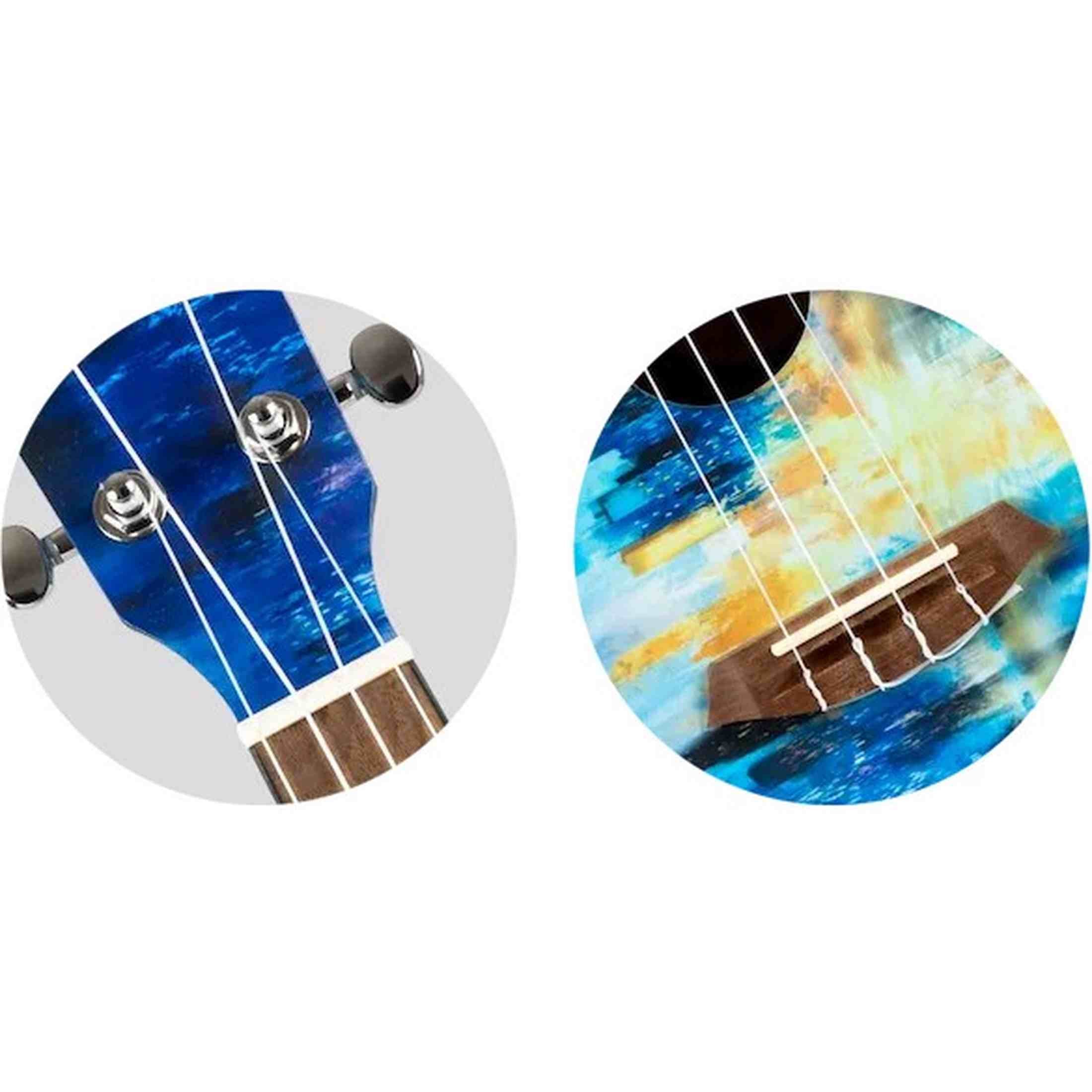 Flight AUC City Elise Ecklund Signature Concert Ukulele met Spruce Top, Okoume Body en Aquila Nylgut Snaren
