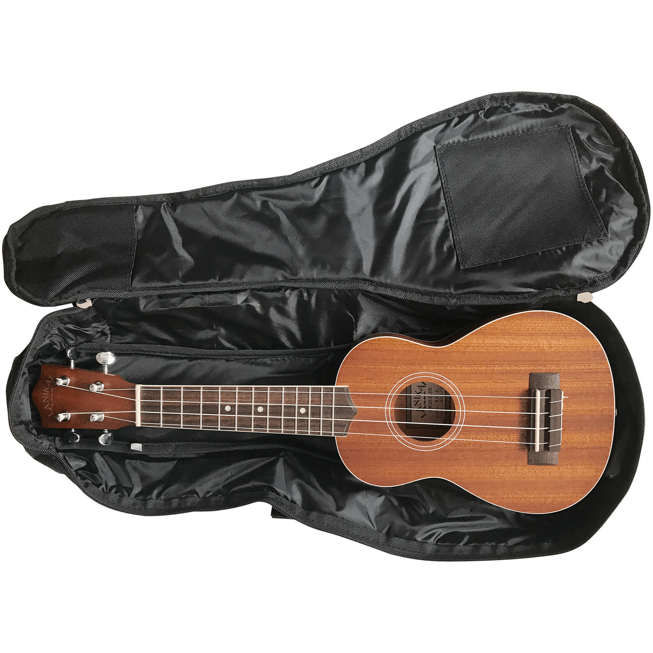 LANIKAI LKTNBLC Tas, voor concertukelele, zwart