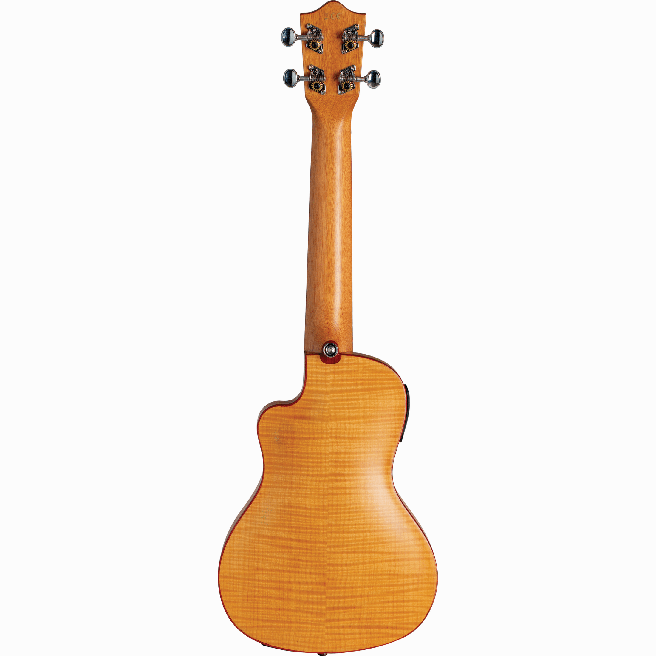 LANIKAI LKUFM-CETC Concertukelele,Flame Maple-serie,dunne body,cutaway,voorverste