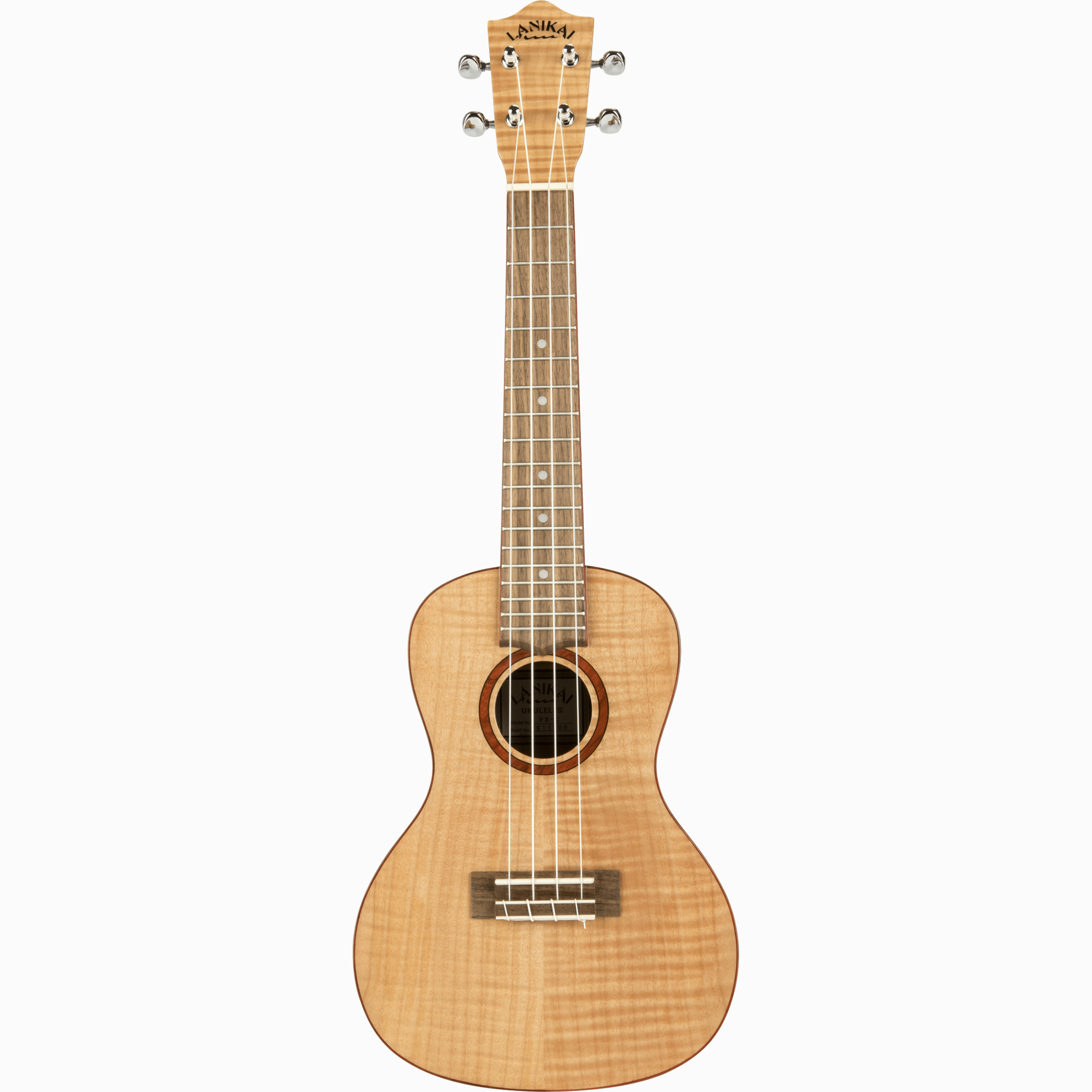 LANIKAI LKUFM-C Concertukelele, Flame Maple-serie, tas