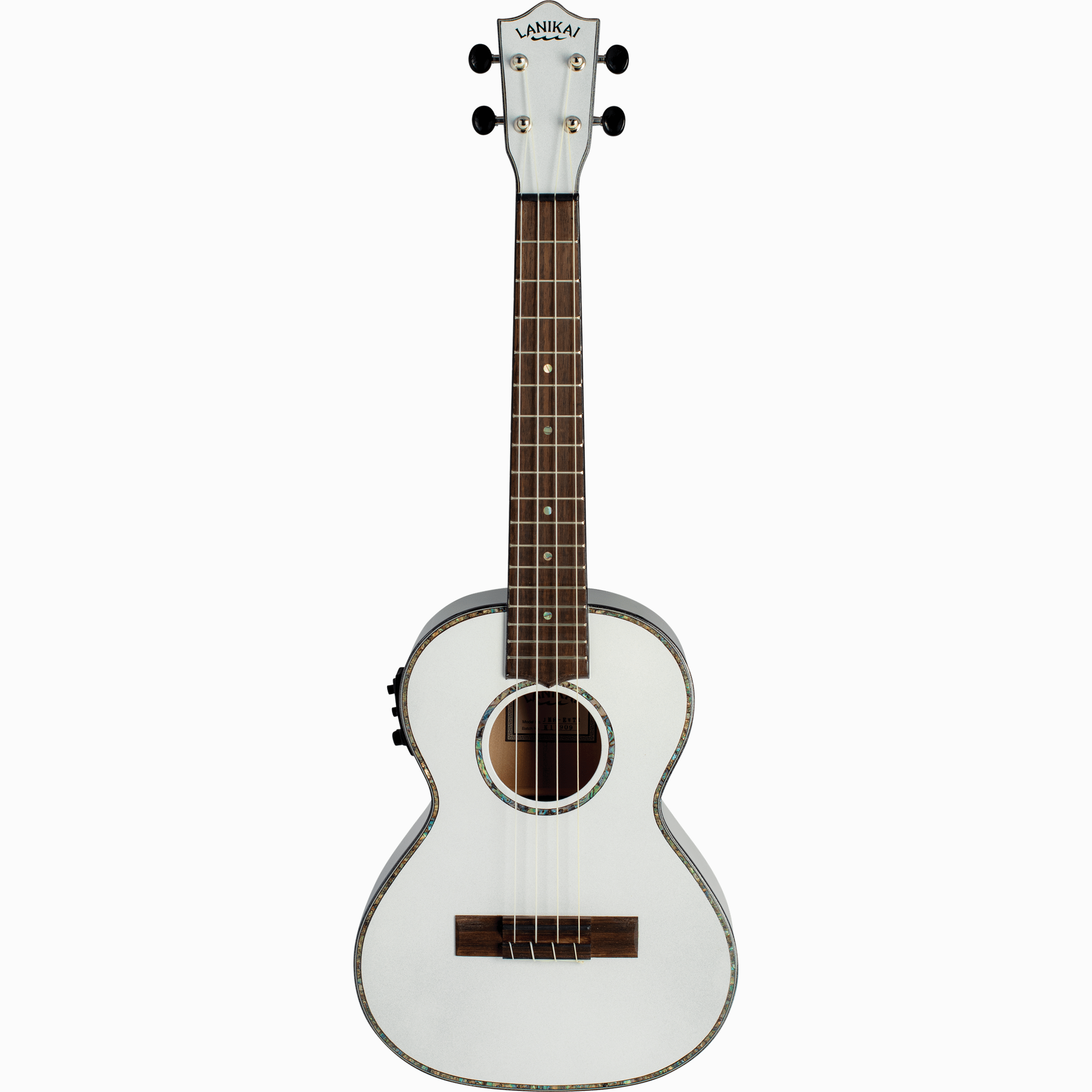 LANIKAI LKUJMS-EWT1 Tenorukelele, Julia Michaels White Pearl Signature, voorverste