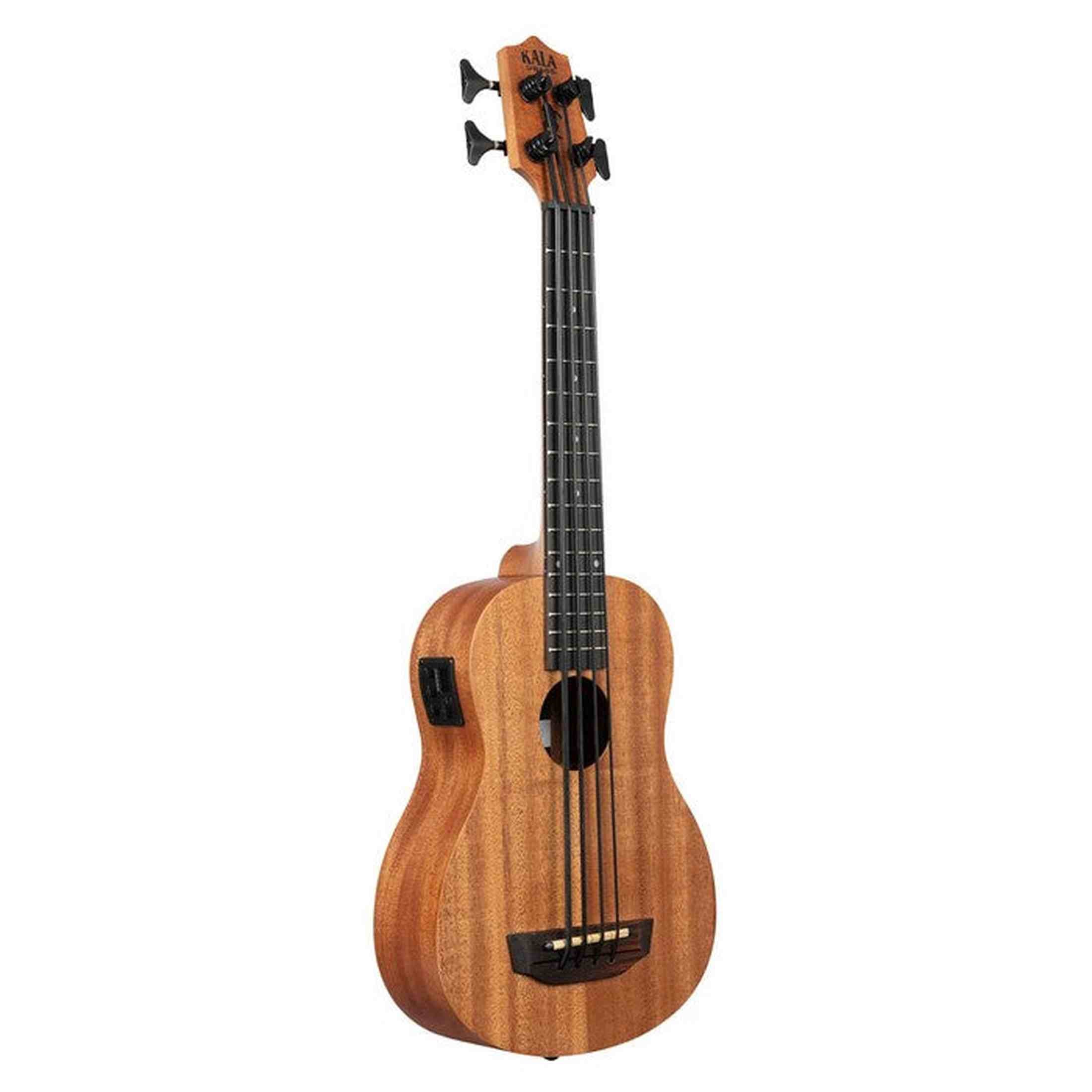 Kala Nomad U•BASS® Mahonie, Actieve EQ, Aquila Thunderblack® Snaren