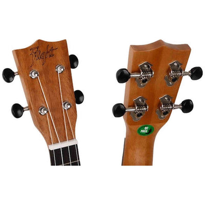Flight NUC310 Concert Ukulele met African Sapele Body, Bone Topkam en 18 Frets