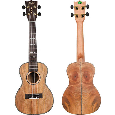 Flight DUC450 Mango Concert Ukulele met Mango Body, Bone Topkam en Aquila Super Nylgut Snaren