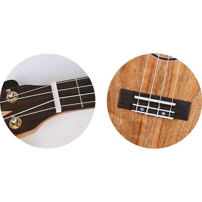 Flight DUC410 QA/QA Concert Ukulele met Quilted Ash Body, Bone Topkam en Aquila Super Nylgut Snaren