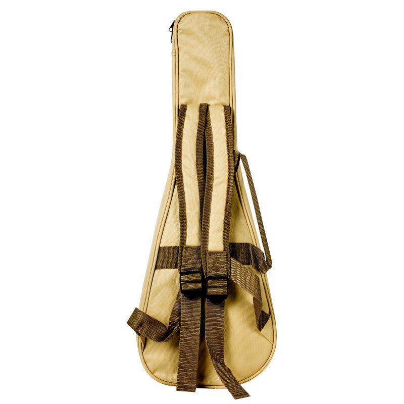 Flight UBS Soprano Ukulele Gigbag 3mm Padded Beige met Accessoirevak en Schouderband