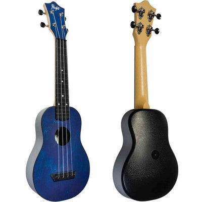 Flight TUS-35 DB Soprano Ukulele Donkerblauw met Linden Top, ABS Body en Aquila Snaren