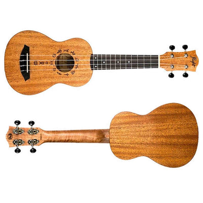 Flight DUS371 MAH Soprano Ukulele met Mahogany Body, Walnut Toets en Aquila Nylon Snaren
