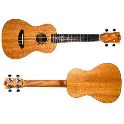 Flight DUC373 MAH Concert Ukulele met Mahogany Body, Blackwood Toets en Ki’i Pohaku Rosette