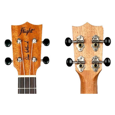 Flight Elise Ecklund Signature Concert Ukulele met Mahogany Body, Diamond Inlays en Aquila Super Nylgut Snaren