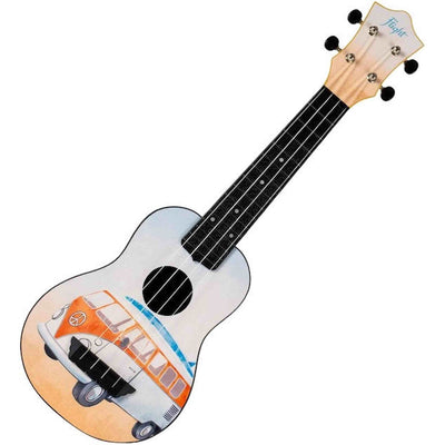 Flight TUS-25 BUS Soprano Ukulele met Linden Top, ABS Body en Aquila Snaren