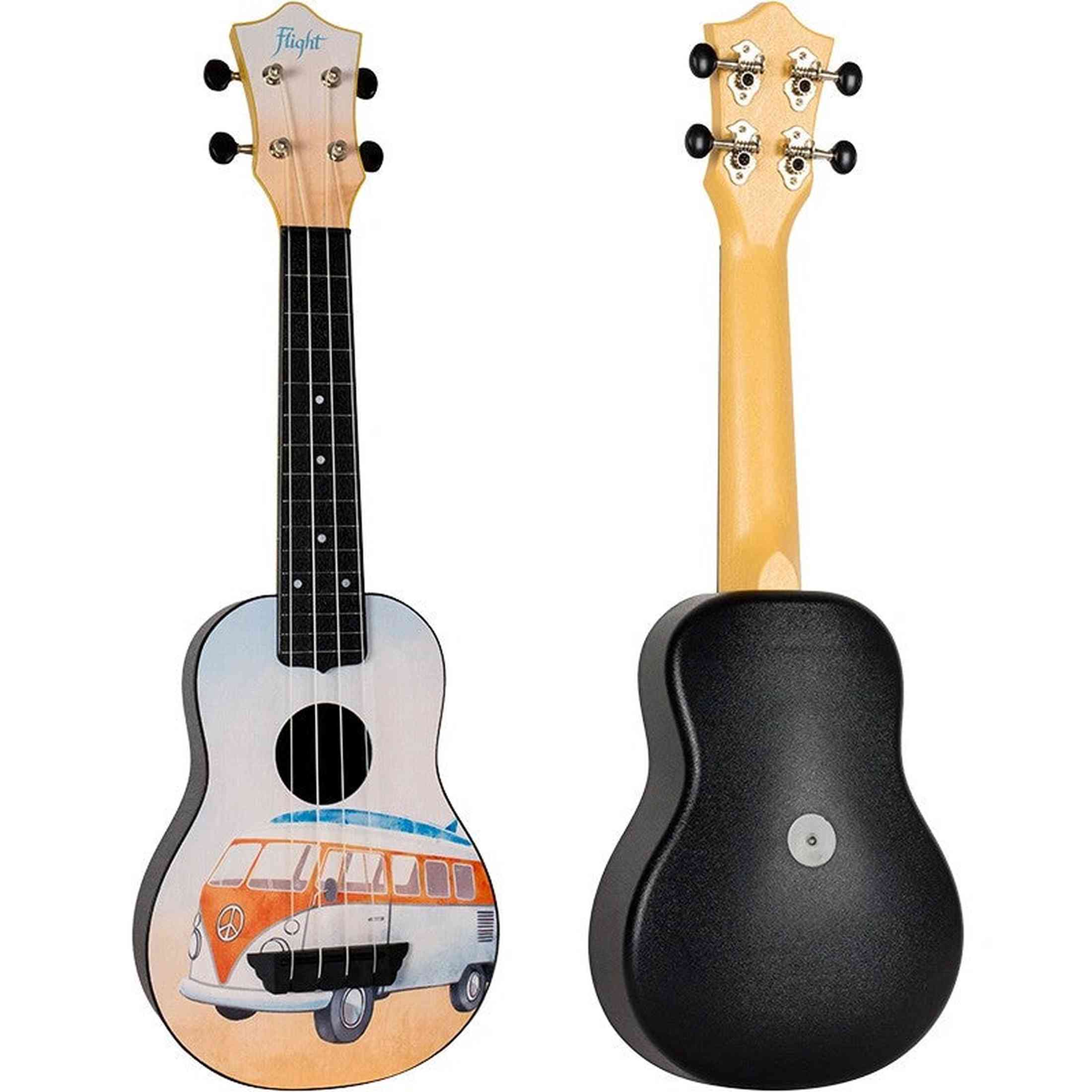 Flight TUS-25 BUS Soprano Ukulele met Linden Top, ABS Body en Aquila Snaren