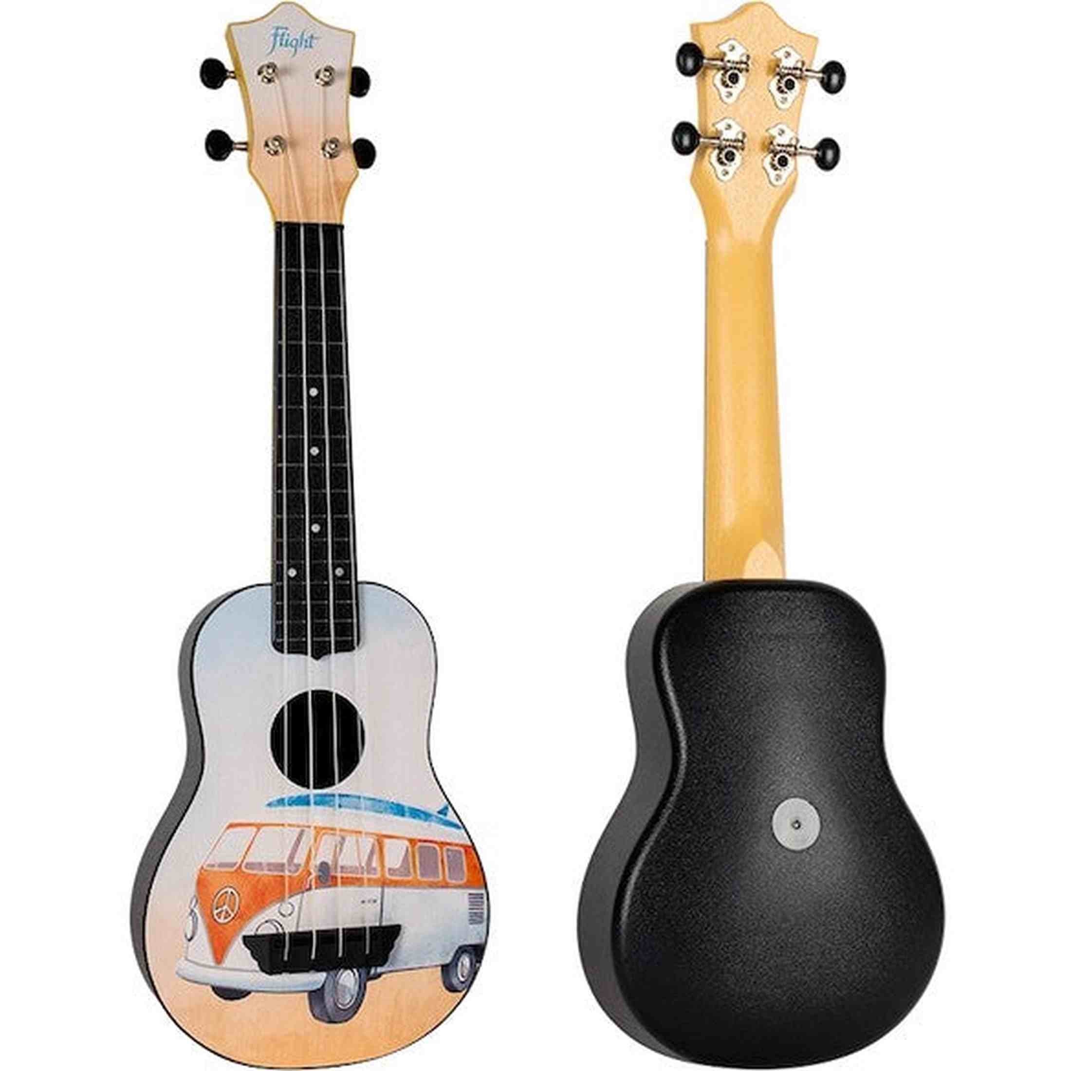 Flight TUS-25 BUS Soprano Ukulele met Linden Top, ABS Body en Aquila Snaren