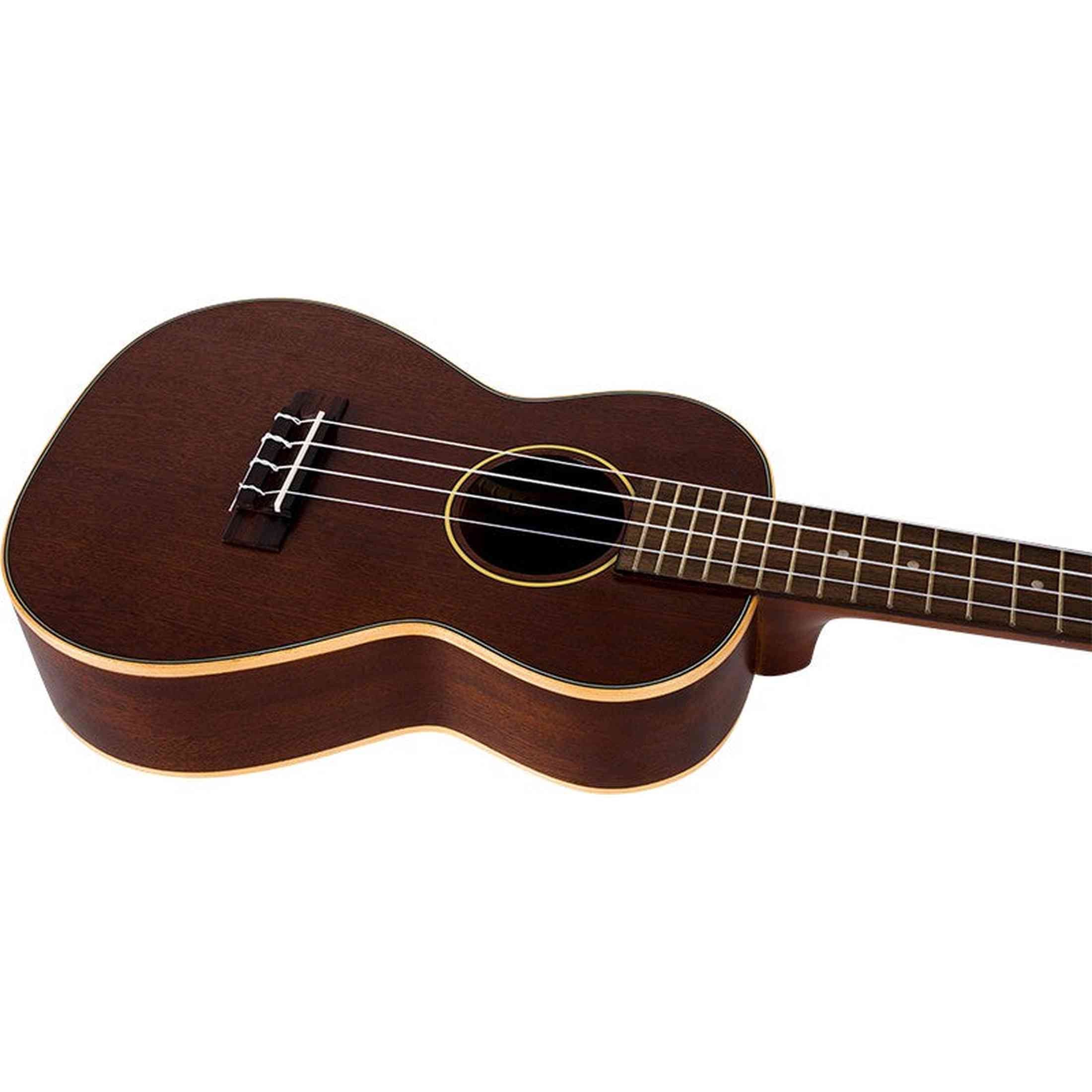 Flight MUC-2 Solid Mahogany Concert Ukulele met Solid Mahogany Body, Gotoh Friction Tuners en Aquila Super Nylgut Snaren