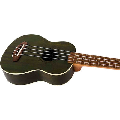Flight NUS380 Jade Soprano Ukulele met Sapele Body, Walnut Toets, Bone Topkam en Flight Nylon Snaren