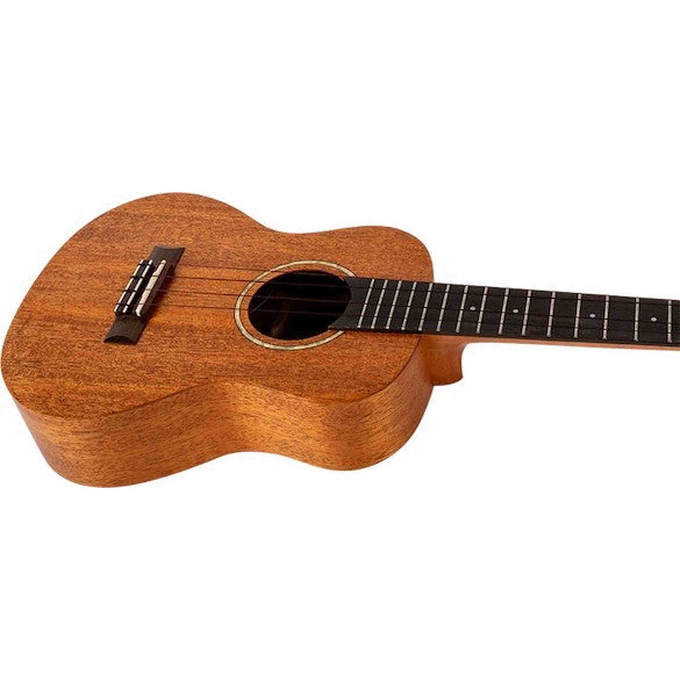 Flight Antonia C Concert Ukulele met Solid Mahogany Top, Purpleheart Toets en Worth Brown Fluorocarbon Snaren