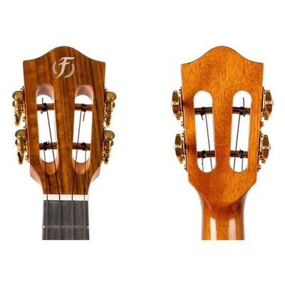 Flight Sophia CE Elektrisch-Akoestische Concert Ukulele met Solid Spruce Top, Walnut Body en Double B1U Pickup