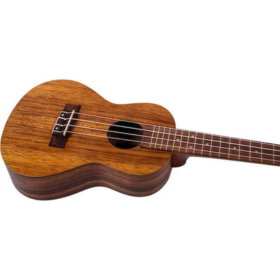Flight NUS200 Soprano Ukulele met Gelamineerd Teak Body, 38 mm Topkam en Gigbag