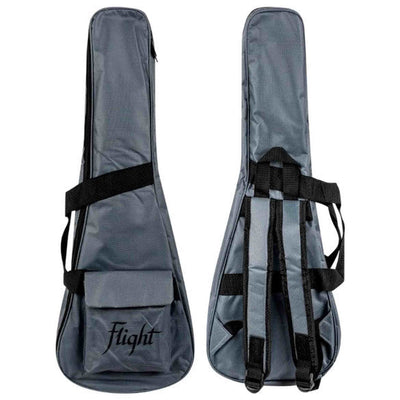 Flight NUC200 Concert Ukulele met Gelamineerd Teak Body, 38 mm Topkam en Gigbag