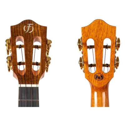 Flight Diana TE Soundwave Elektrisch-Akoestische Tenor Ukulele met Solid Cedar Top, Walnut Body en Soundwave Effects Systeem