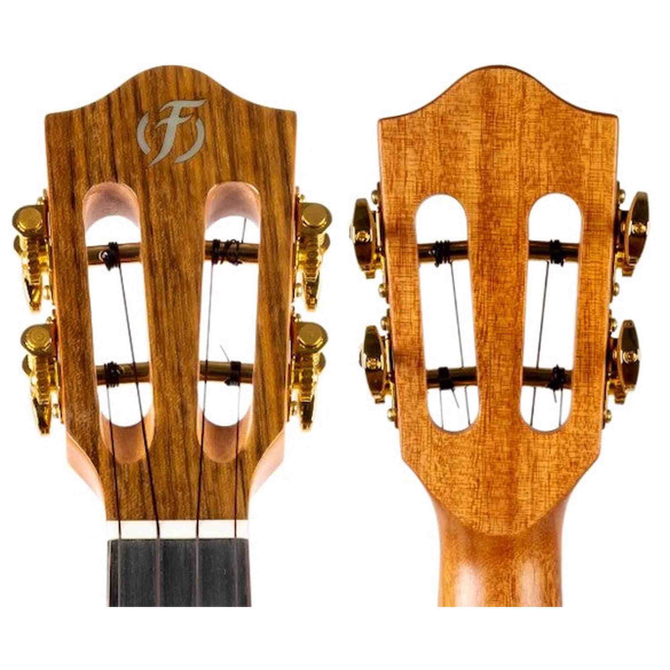 Flight Diana CE Soundwave Elektrisch-Akoestische Concert Ukulele met Solid Cedar Top, Walnut Body en Soundwave Effects Systeem