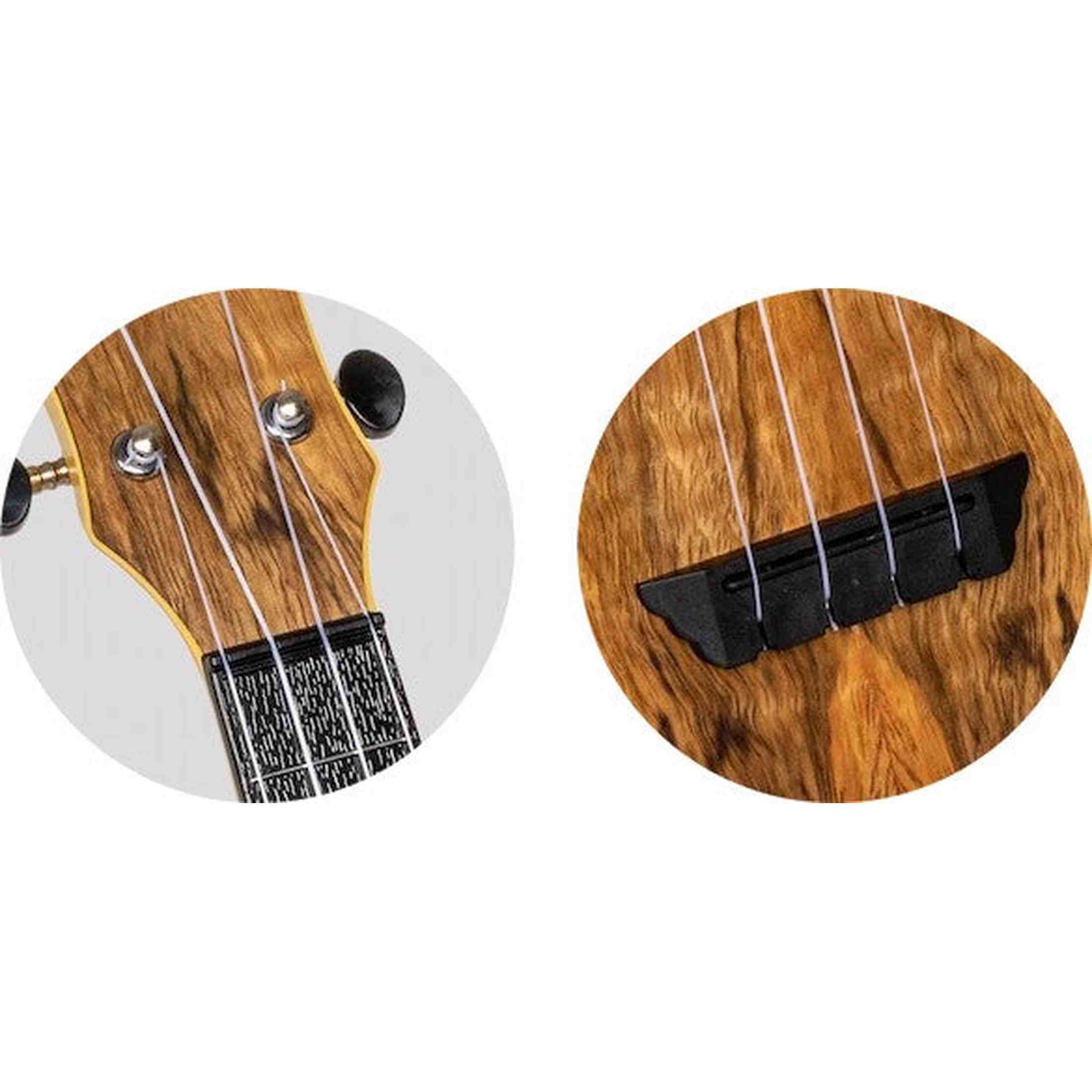 Flight TUS-55 MANGO Soprano Ukulele met Gelamineerde Mango Top, ABS Body en Aquila Super Nylgut Snaren