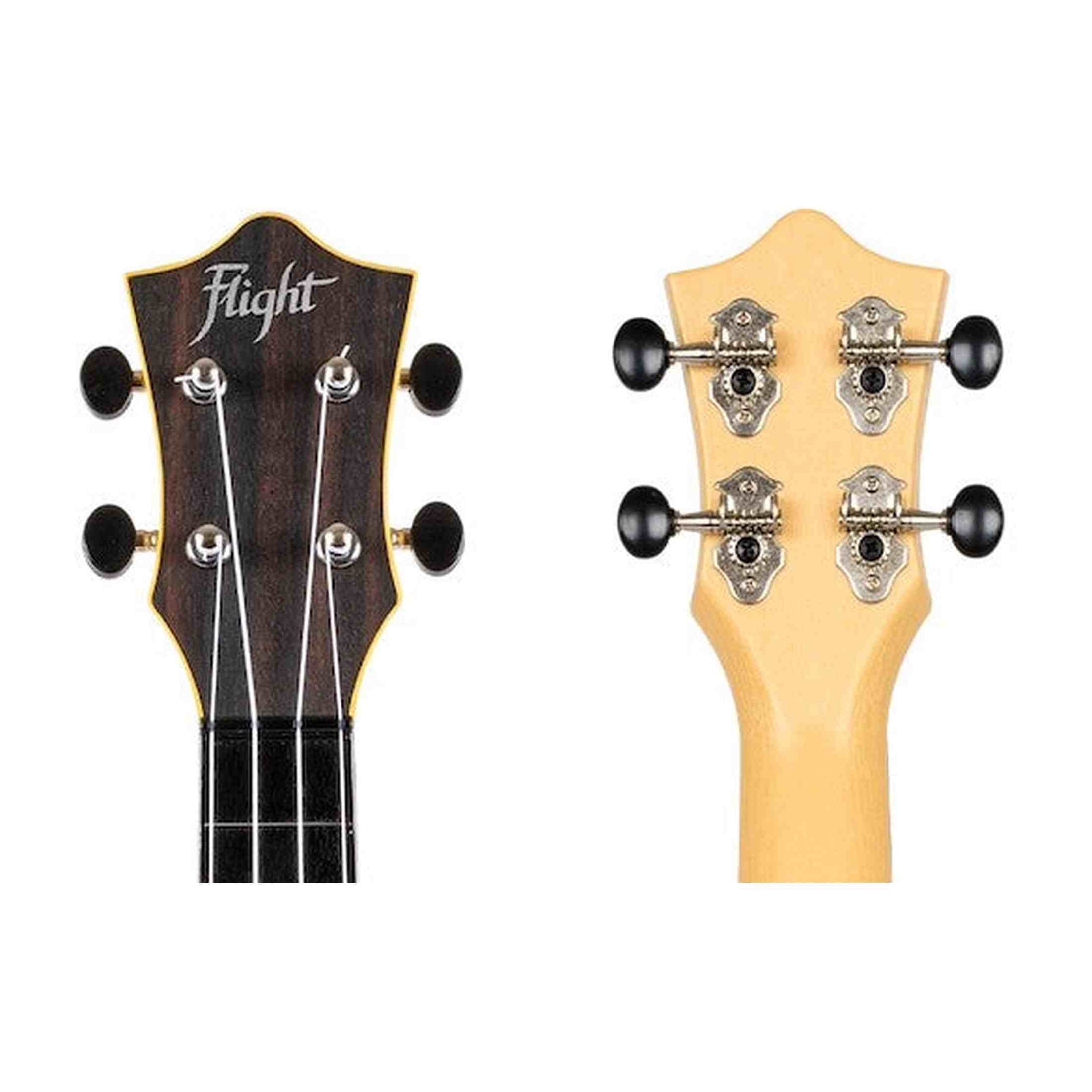 Flight TUS-55 AMARA Soprano Ukulele met Gelamineerde Amara Top, ABS Body en Aquila Super Nylgut Snaren