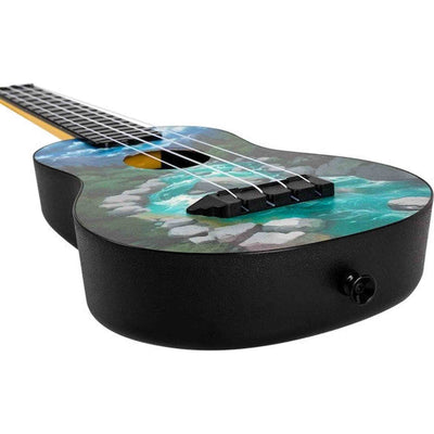 Flight TUS-30 SLO Soprano Ukulele met Linden Top, ABS Body en Aquila Super Nylgut Snaren