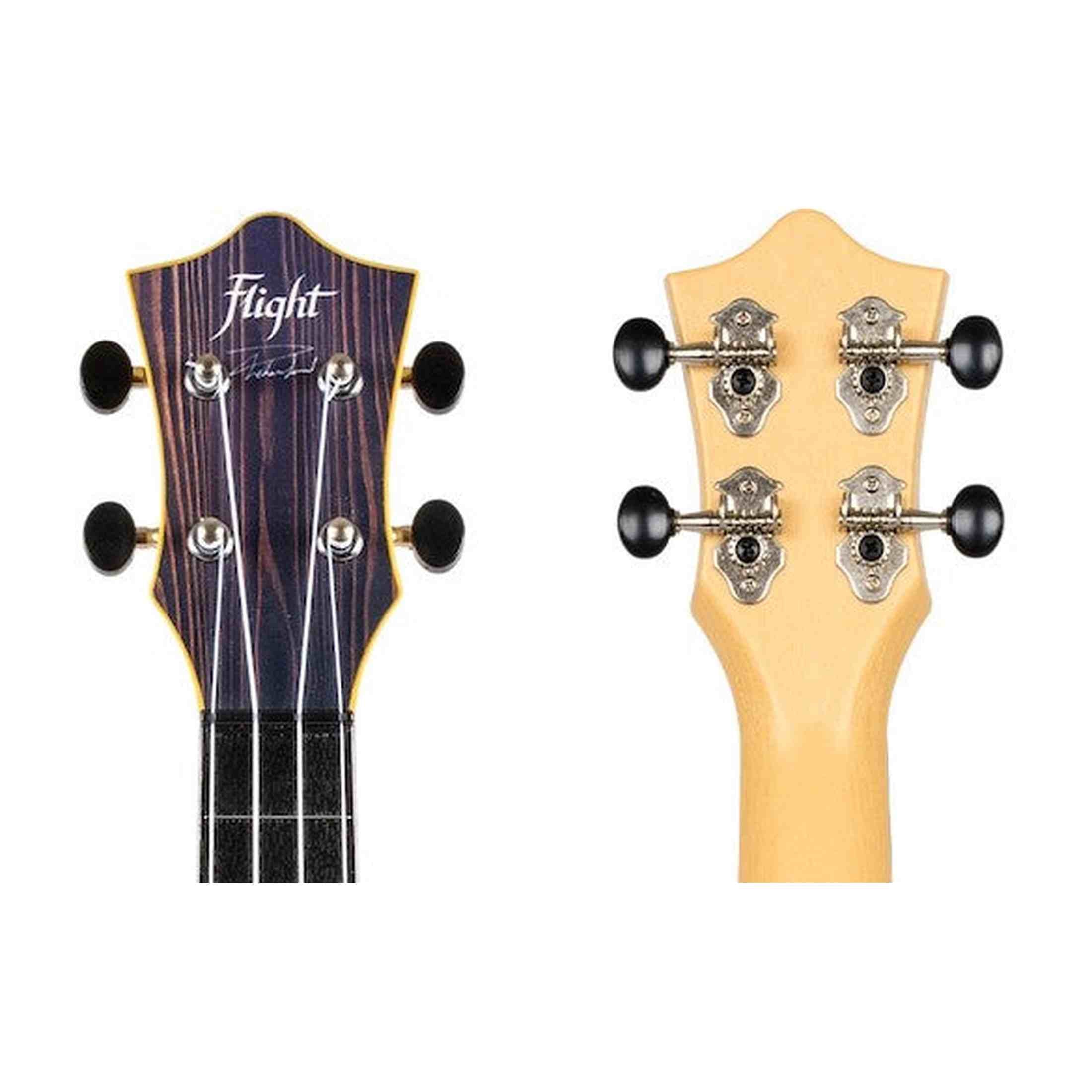 Flight TUS-40 MW Soprano Ukulele Mandala Wood met Linden Top, ABS Body en Aquila Super Nylgut Snaren