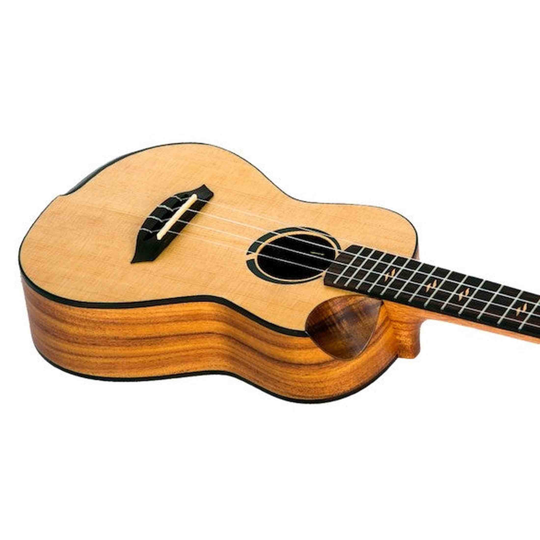 Flight Victoria Tenor EQ-A Ukulele met Solid Sitka Spruce Top, Acacia Body, Cutaway en Pickup