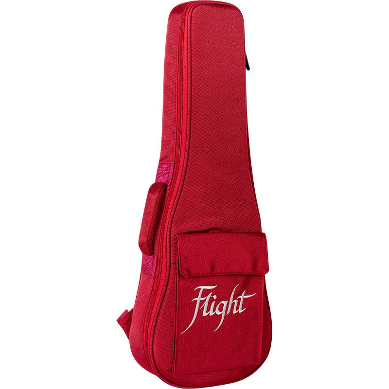 Flight DXBC Deluxe Concert Ukulele Gigbag 15mm Padded Wine Red met Accessoirevak