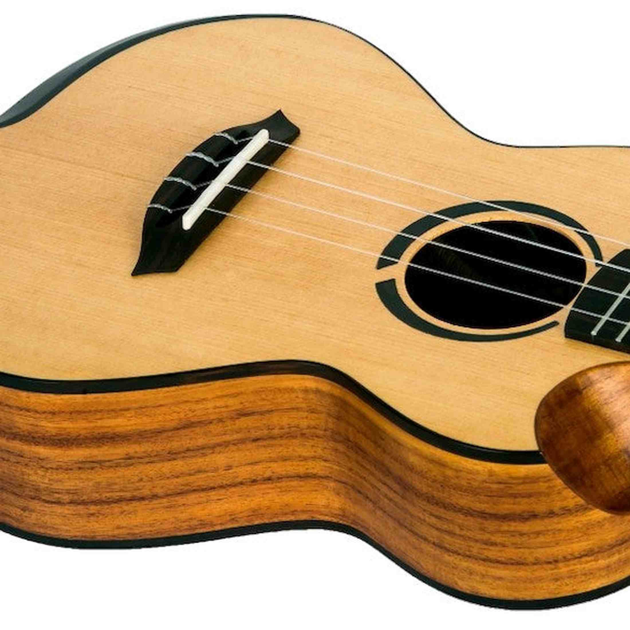 Flight Victoria Concert Soundwave Ukulele met Solid Sitka Spruce Top, Acacia Body en Soundwave Pickup Systeem