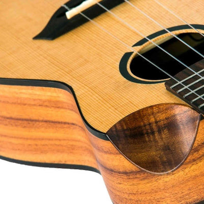Flight Victoria Tenor Soundwave Ukulele met Solid Sitka Spruce Top, Acacia Body en Soundwave Pickup Systeem