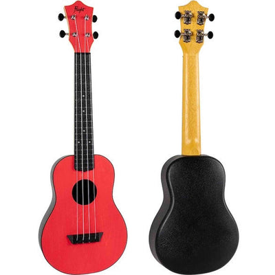 Flight TUC-35 RD Concert Ukulele Rood met Linden Top, ABS Body en Aquila Nylgut Snaren