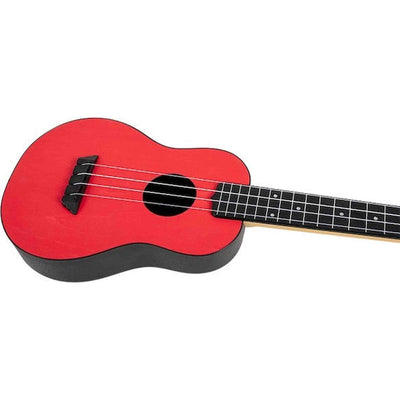 Flight TUC-35 RD Concert Ukulele Rood met Linden Top, ABS Body en Aquila Nylgut Snaren