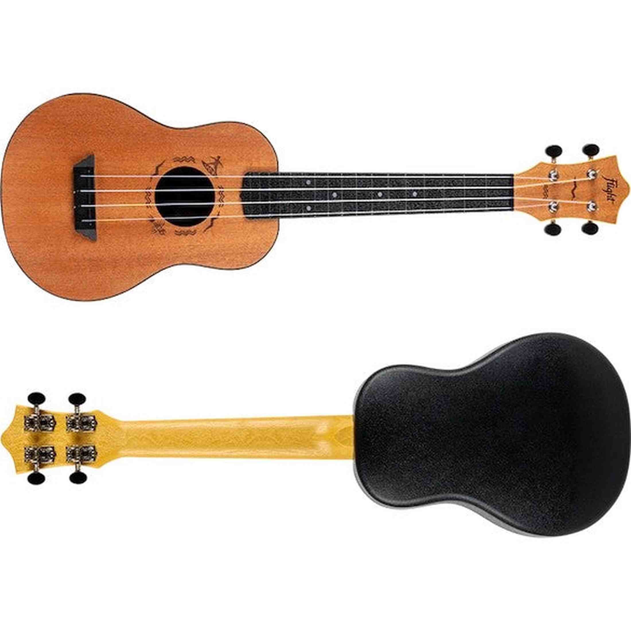 Flight TUC-55 ACACIA Concert Ukulele met Gelamineerde Acacia Top, ABS Body en Aquila Nylgut Snaren