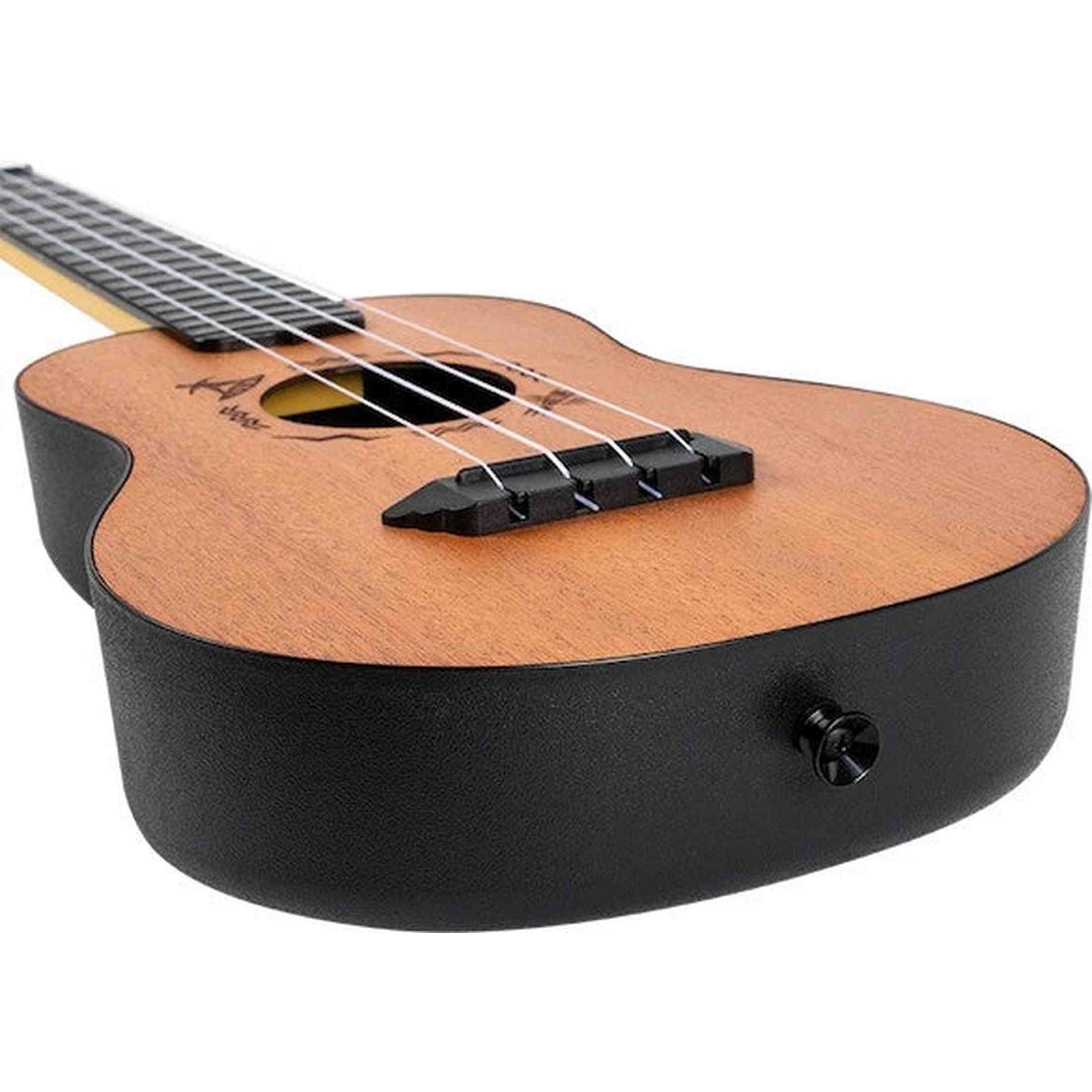 Flight TUC-55 ACACIA Concert Ukulele met Gelamineerde Acacia Top, ABS Body en Aquila Nylgut Snaren